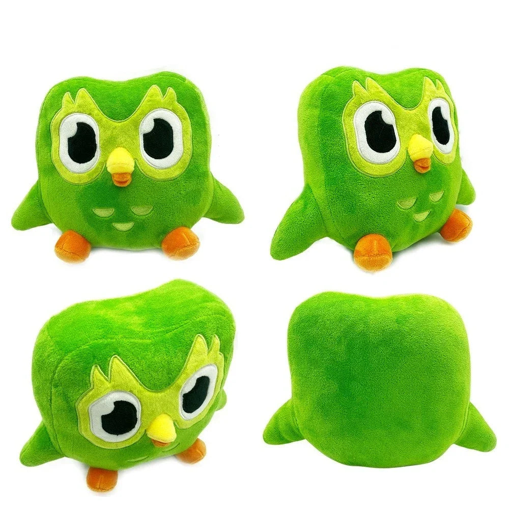 30cm Lovely Green Duo Plushie of Duo The Owl Cartoon Anime Plush Toy Soft Stuffed Animal Plushie Dolls Children Birthday Gift