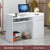 Modern wood Reception Desks Simple Supermarket Cashier Hotel Small Reception desk Beauty Salon Clothing Store checkout counter Z