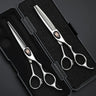 JOEWELL Professional Cobalt-5.5/ SCC-6.0 Inch Hair Barbers Tools Salon Jair Cutting Thinning Shears Set Of Female Bangs Scissors