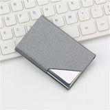 1/2PCS Creative Wallet Waterproof Stainless Steel Metal Box Silver Aluminium Business Id Credit Card Holder Pocket Case Cover