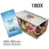 One Piece Collection Cards Box Booster Pack Anime Luffy Zoro Nami Chopper TCG Game Playing Game Cards