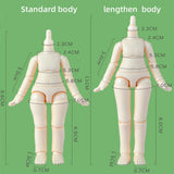 New YMY Body Joint Doll DIY Boy girl Body for obitsu 11, GSC Head, Ob11,1/12BJD Doll Accessories Toy Replacement Joint Hand