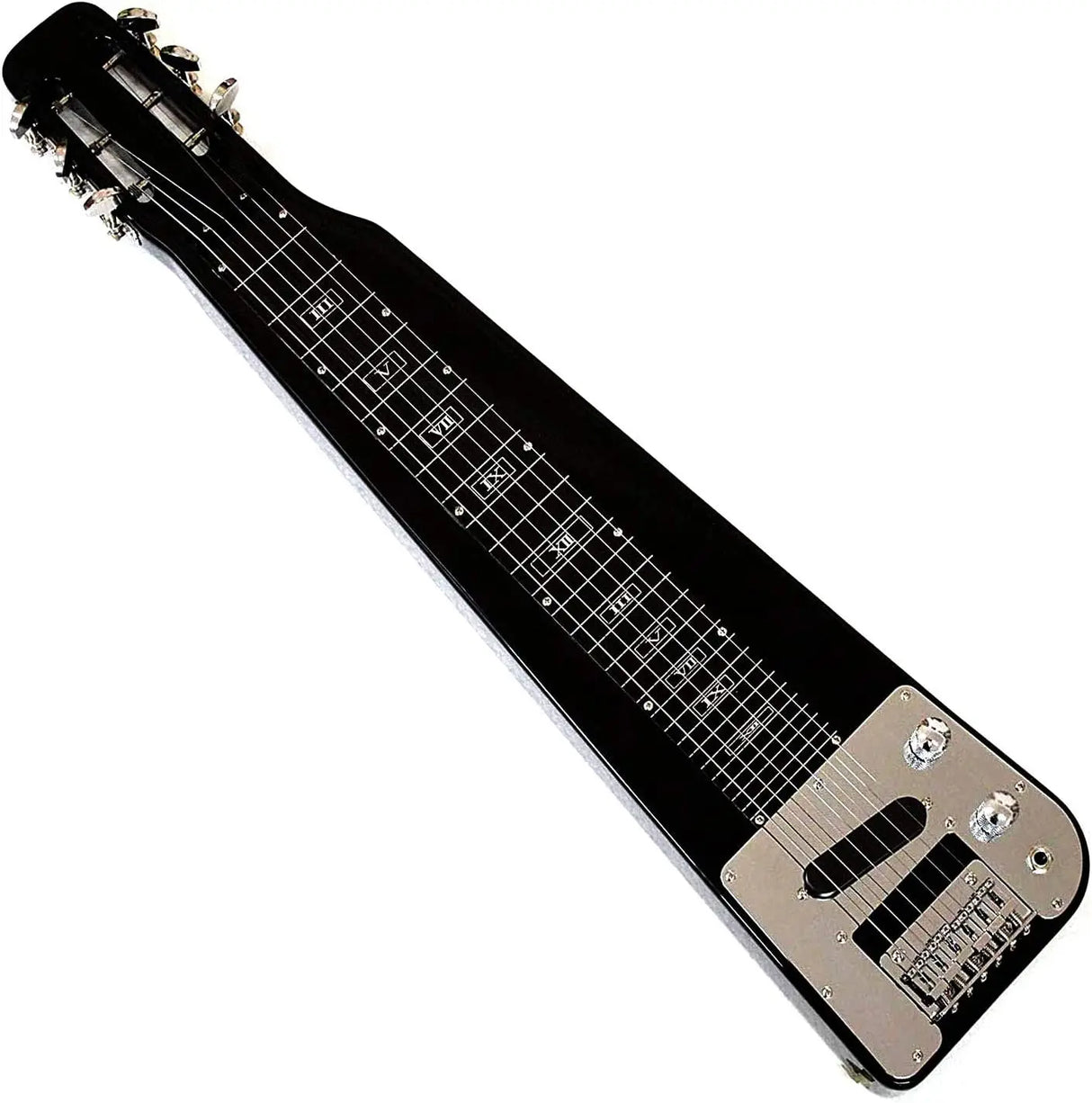 Batking Lap Steel Guitar 6 String Slotted Head Stock Electric Slide Steel Guitar