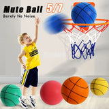 Mute Bouncing Ball 24cm Indoor Silent Basketball Size 7 Outdoor Foam Toys Baby Silent Bounce Football 18cm Children Sports Balls