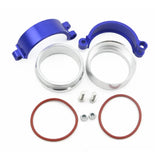 Aluminium Exhaust System V-band Clamp Assembly Anodized Clamp For 2"/2.5"/3" OD Turbo Intake Intercooler Pipe