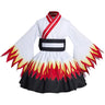 Ghost Killing Team Cos Clothing Zaomen Charcoal Zhilang Mi Douzi Fire Pillar Maid Skirt cosplay kimono in stock