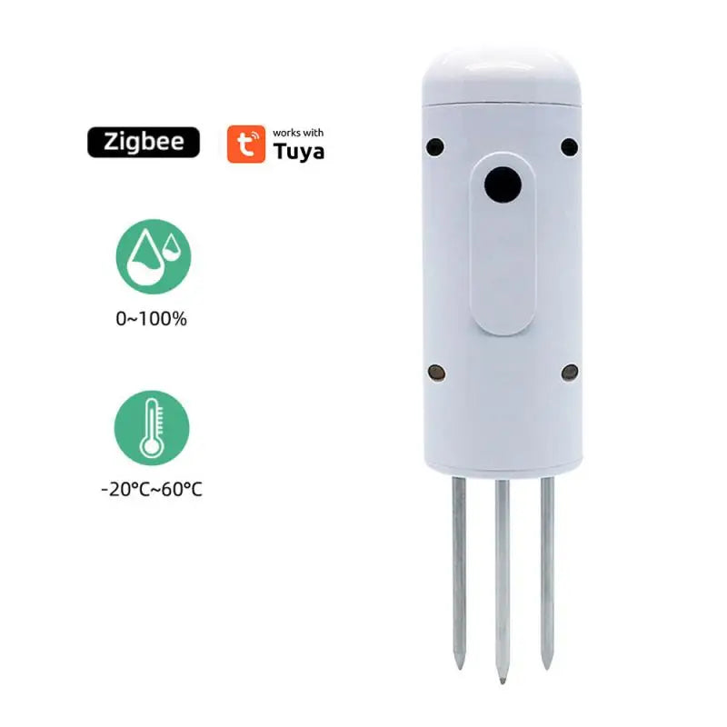 Plant Monitor Outdoor Soil Temperature Meter Moisture Humidity Tester Sensor Garden Automation Irrigation TUYA Detector