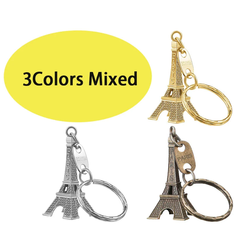 30Pcs Parisian Party Gifts Eiffel Tower keychain French Souvenir retro decor Girl Ladies for Party Bride Wedding