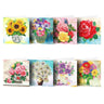 AZQSD Diamond Painting Greeting Card Blessing Christmas 6/8/12pcs Happy Birthday Animal Flower Landscape Envelope Postcard