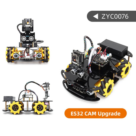 Automation Robot Car Kits for Arduino Programming ESP32 Cam Solar Tracking and Charging Set DIY Electronics Project Robotic Kit