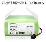 14.4V 6800mAh Li-ion Battery for for Conga 990 1090 Tesvor X500 Ecovacs Deebot N79 N79S DN622 Eufy RoboVac 11 11S RoboVac 30