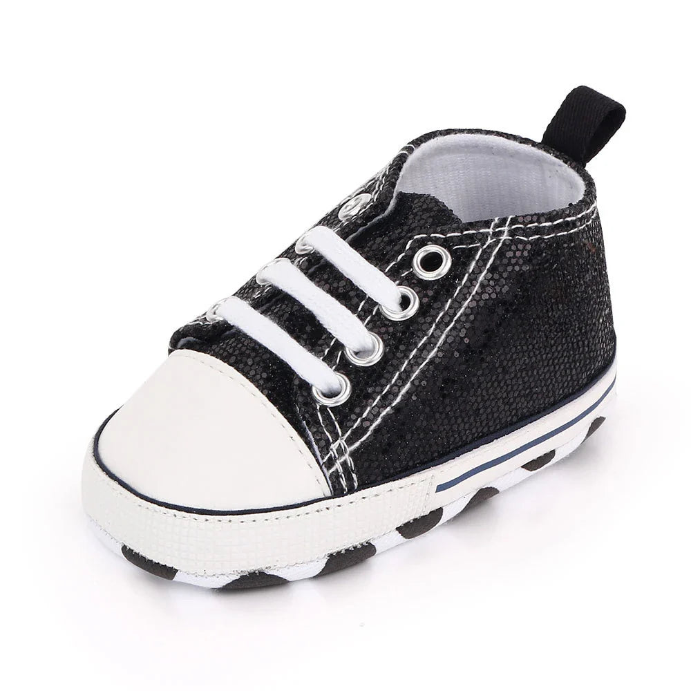 Baby Canvas Classic Sneakers Newborn Print Star Sports Baby Boys Girls First Walkers Shoes Infant Toddler Anti-slip Baby Shoes