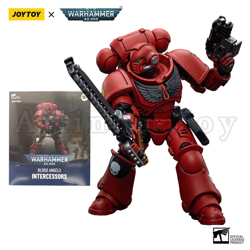 JOYTOY 1/18 Action Figure (4PCS/SET) 40K Intercessors Set Anime Military Model Free Shipping