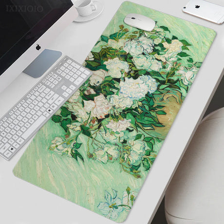 Van Gogh Art Mouse Pad Gaming XL HD Mousepad XXL Mechanical Keyboard Pad MousePads Carpet Non-Slip Office Accessories Mice Pad