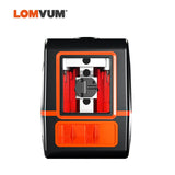 LOMVUM Mini Laser Level Green Beam Horizontal Vertical Cross-Line Powerful Light Source Acurate Measuring Tools Self-leveling