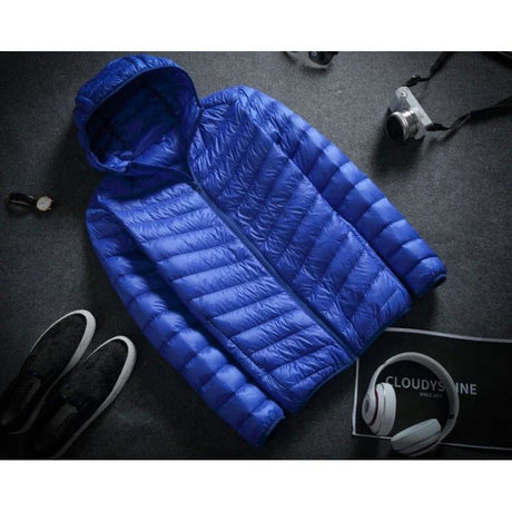 Winter Ultra Lightweight Down Jacket Men's Fashion Short Hooded Men Jacket Down Cotton Warm Clothing Coat Winter Jackets2022 New