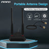 FENVI Antenna High Gain Dual Band 2.4G/5Ghz Extended Base Antennas For Intel AX210 AX200 WiFi Card Desktop Wireless PCIe Adapter