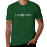 Hamilton text logo masks and tee-shirts T-Shirt Short sleeve tee plus size tops customs oversized plain black t shirts men