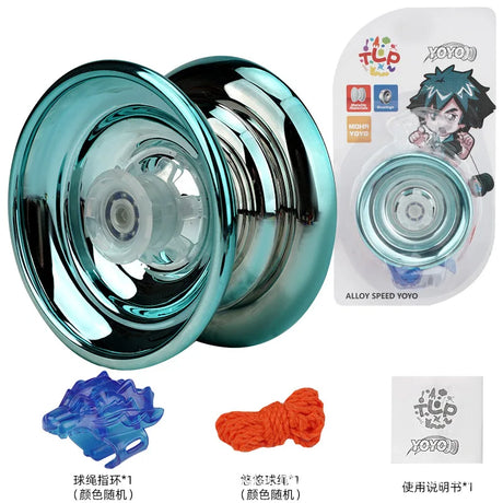 1Pc Professional YoYo Aluminum Alloy String Trick Yo-Yo Ball Bearing for Beginner Adult Kids Classic Fashion Interesting Toy