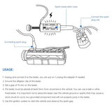 Universal Spark Plug Tester Wrench Adjustable Ignition Coil Tester Portable Car Repair Tool Ignition System Coil Engine Tester