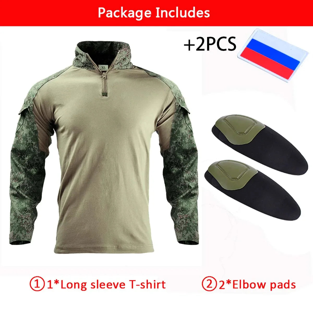 Tactical Combat Shirt Military Uniform Army Clothing Tatico Tops Airsoft Multicam Camouflage Hunting Clothes Long Shirt Mens 8XL