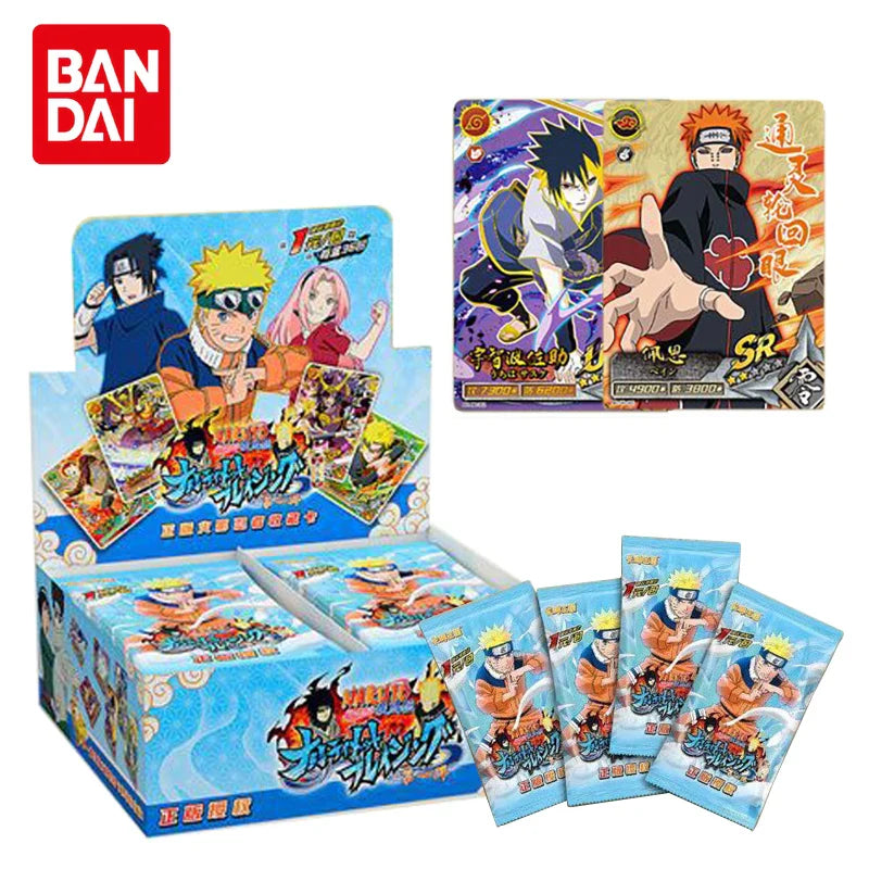 NEW Anime Naruto Cards hobby Collection Playing Games TCG rare trading Card Figures Sasuke Ninja Kakashi for Children gift Toys