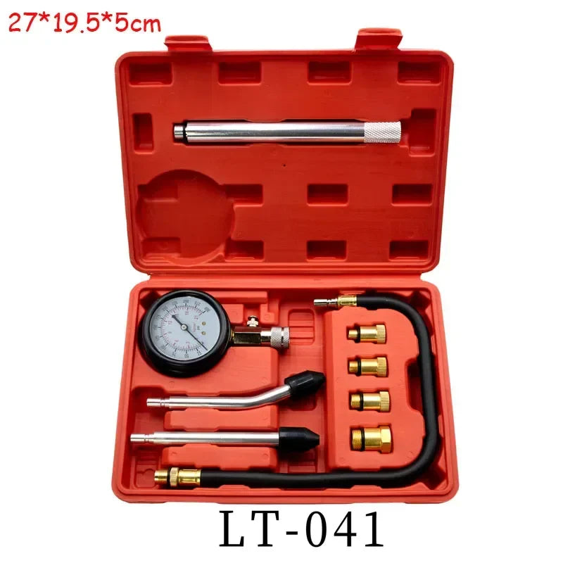 Cylinder Pressure Gauge Tester Automobiles Motorcycles Gasoline Engine Compression Tester Kit Multifunctional Inspection Tools