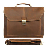 Formal Business Bag Genuine Leather Briefcase 15 Inch Notebook PC Computer Cowhide Messenger s Male