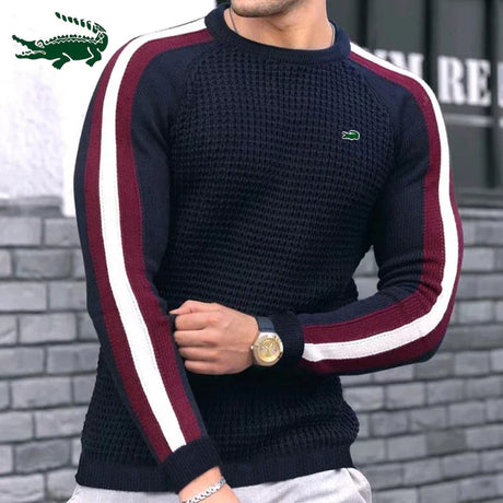 High quality Spring and Autumn men's long sleeved T-shirt Fashion casual sports round neck fitness running long sleeved T-shirt