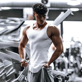 2022 Summer new men Vest gym Tank top Men Fitness sleeveless shirt Male Exercise Sports vest Undershirt Gyms train vest