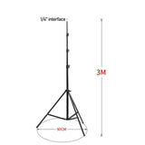 HILDA Laser Level Tripod Adjustable Height Thicken Aluminum Tripod Stand For Self Leveling 1.2M/1.5M/3M Tripod