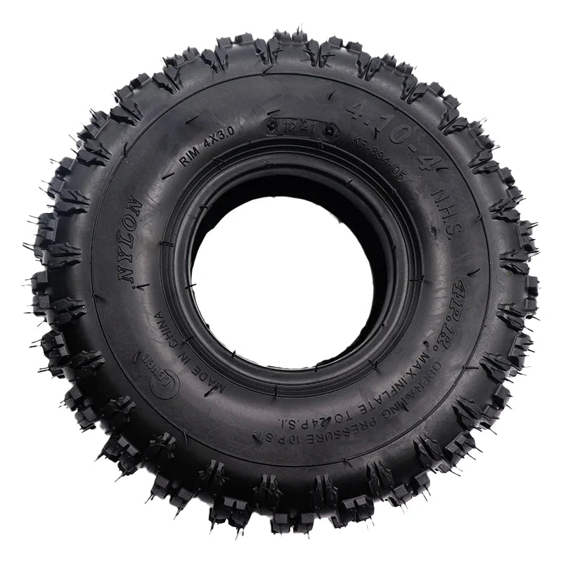 High performance 4.10/3.50-4 410/350-4 ATV Quad Go Kart 47cc 49cc Chunky 4.10-4 Tire inner tube Fit All Models 3.50-4 4" tire