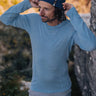 100% Merino wool cycling quick-drying Sweatshirt Thermal underwear Merino Hiking long-sleeved base T-shirt