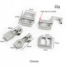 New Rectangle Eyelets Hanger Metal Lock for Bag Hardware Wholesale Fashion a Set of Locks Fitting Woman Handbag Bag Accessories