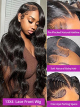 30 40 Inch Body Wave 13x6 HD Lace Frontal Wig Human Hair Brazilian 360 Wigs On Sale 13x4 Lace Front Human Hair Wig Pre Plucked