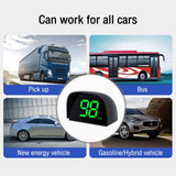 GPS Head Up Display For All Car Digital Speedometer HUD Plug and Play Big Font Auto Electronics Accessories Speed