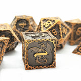 Special Offer Resin Metal Dice Set Sample With Metal Box Polyhedral DND Dice Set Sample Limited to 1 set of RPG game Dice Set