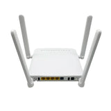 Gpon Xpon Onu 4 Antenna H3-5S 4GE 2.4G/5G Dual Band Wifi AC1200M FTTH Fiber Optical Network Equipment Modem English Firmware