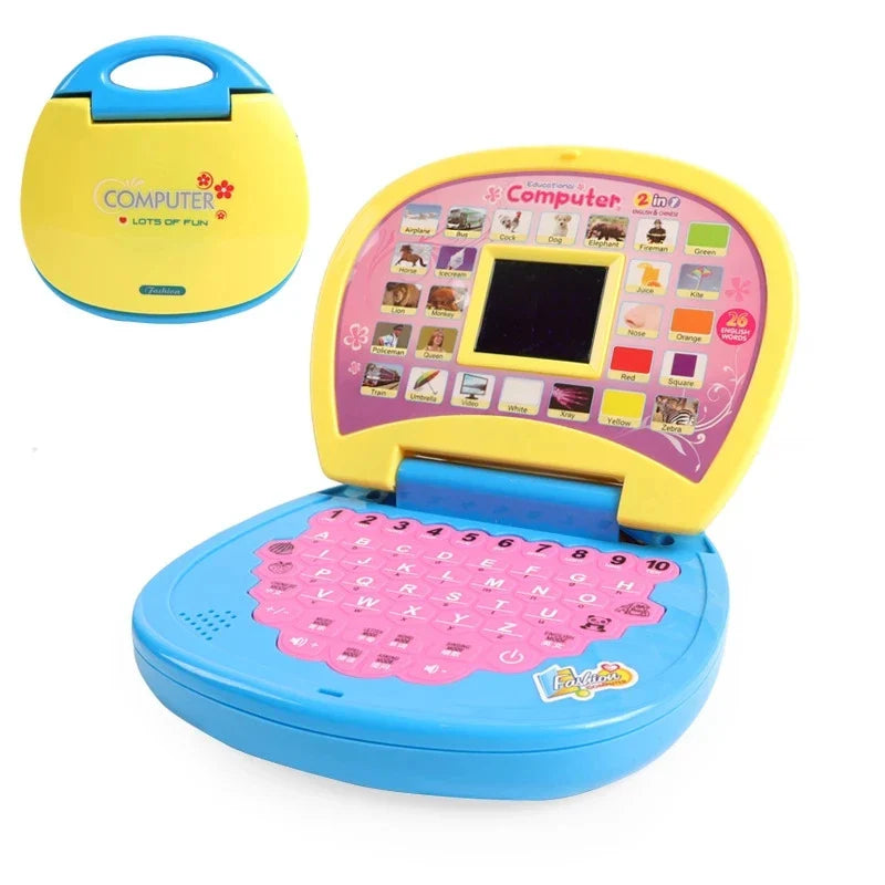 Learning Machine Mini Simulation Computer LED screen language Music Early Educational Multi-function electronic toys for kids