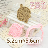 Genshin Impact Neuvillette Cake Tool Animal Cookie Cutter Christmas Cutters Biscuit Stamp Fondant Mould Baking Sugarcraft Molds