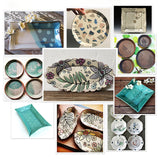 Pottery Tools Ceramic Plate Forming Mold Geometry Density Plate Printing Blank Stripping Mud Plate Forming Hanging Edge Mold