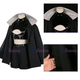 Nanakusa Nazuna Cosplay Call of the Night Costume Wig Black Cloak Jacket Leather Vest Shorts Outfit Yofukashi No Uta Women