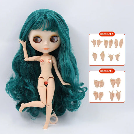 ICY DBS 10th Anniv Blyth doll 30cm 1/6 BJD toy glossy/matter shiny face colorful hair joint body