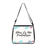 Christian Gift Bible Verse in Spanish Crossbody Bag Con Dios Todo Es Posible Messenger Bags Shoulder Bag Casual Handbag