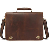 Formal Business Bag Genuine Leather Briefcase 15 Inch Notebook PC Computer Cowhide Messenger s Male