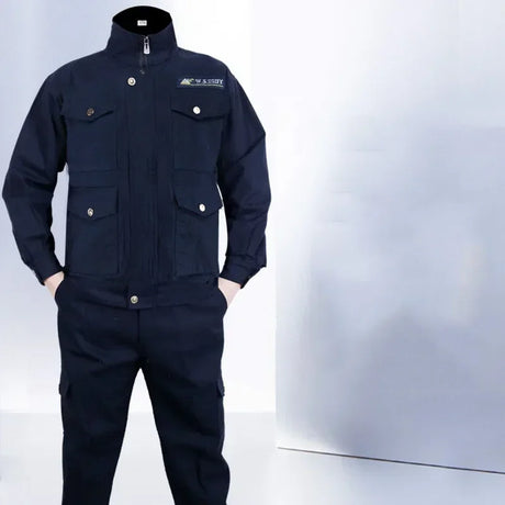 Work Uniform For Men Workshop Warehouse Factory Mechanic Garage Security Working Cloth Army Uniform Wear Resistant Anti Scald