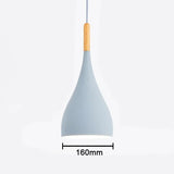 Multicolour Lustre Pendant Lights dia 16/17/24cm Restaurant Wood Hanging lighting Light Fixtures Modern E27 LED Loft Hanglamp