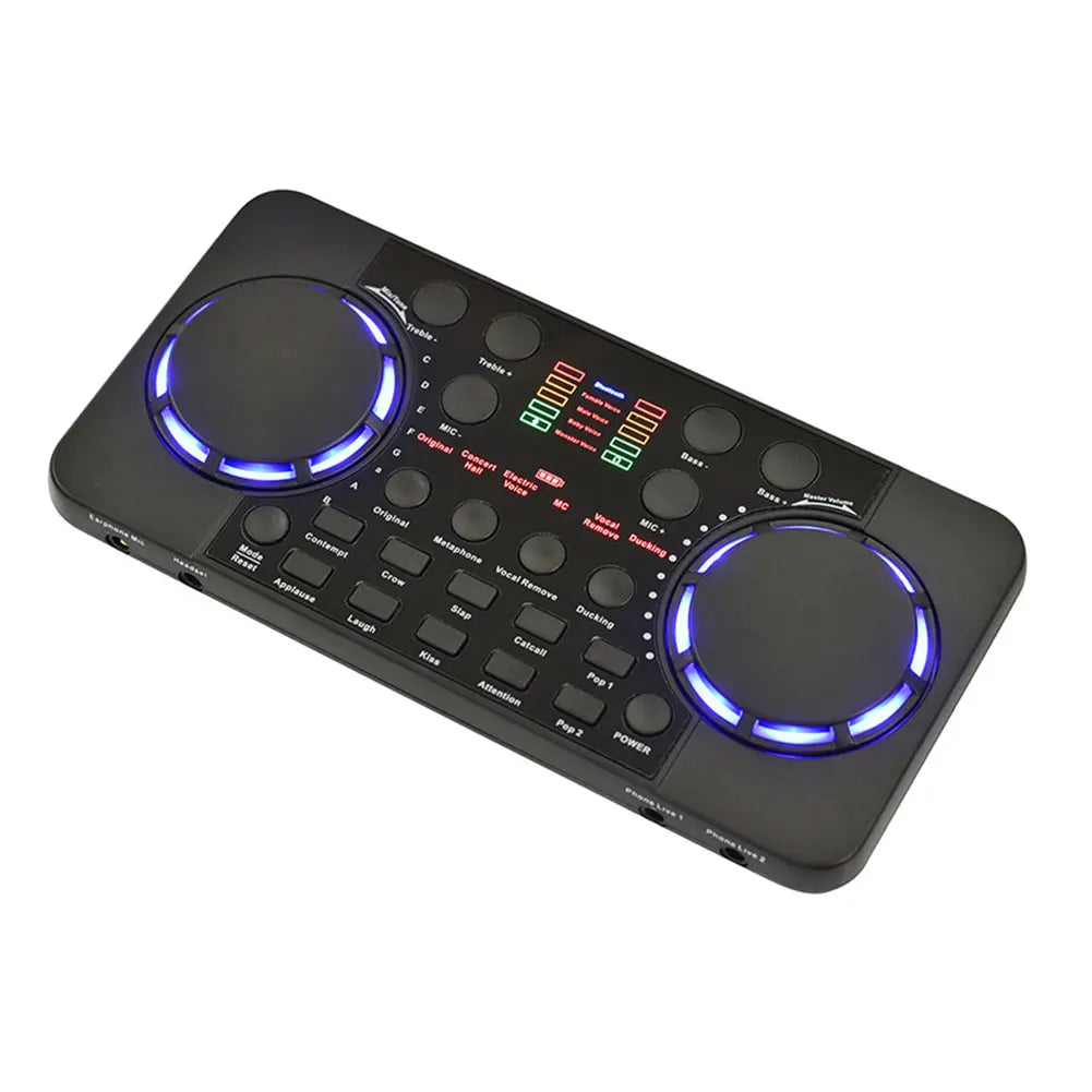 For Phone Computer Studio Gaming Portable Sound Card Noise Reduction Accessories4.0 External Mixer Live Broadcast