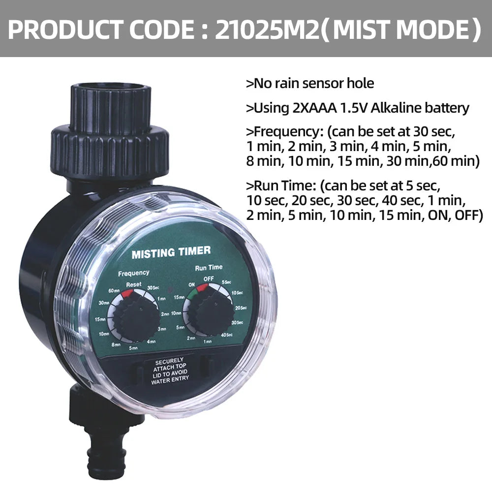 Garden  Water Timer Ball Valve Automatic Electronic Watering Timer Home Garden Irrigation Timer Controller  System #21025