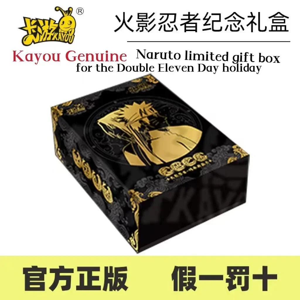 Original Naruto Collection Cards Full Set Booster Box Kayou Uzumaki Uchiha Playing Game Cartas Christmas Gift